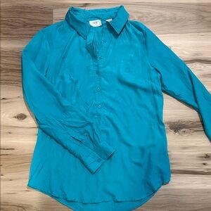 ECI Teal Button-Down Shirt